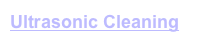 Ultrasonic Cleaning
